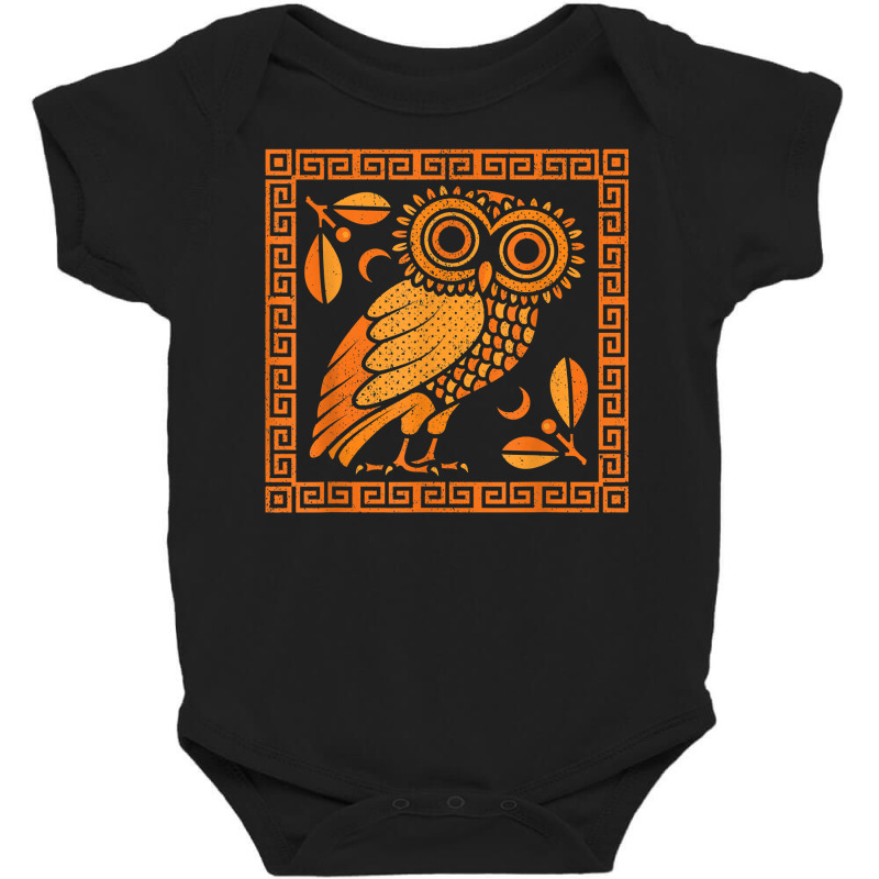 Pottery Greece Ceramic Artist Greek Owl Of Athena T Shirt Baby Bodysuit | Artistshot