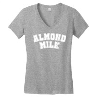 Almond Milk Retro Sports Arch Almond Milk T Shirt Women's V-neck T-shirt | Artistshot