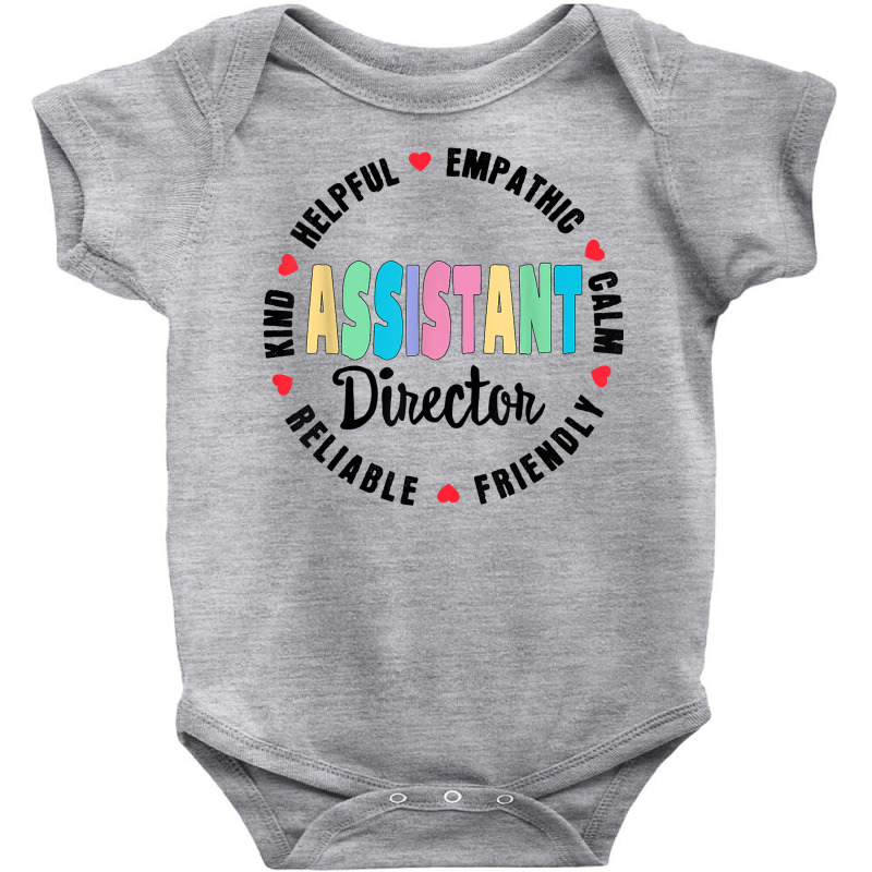 Assistant Director Appreciation Week Theater Nursing Hr T Shirt Baby Bodysuit by simonettemjnn | Artistshot