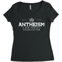 Atheism A Non Prophet Organization Anti Christian T Shirt Women's Triblend Scoop T-shirt | Artistshot