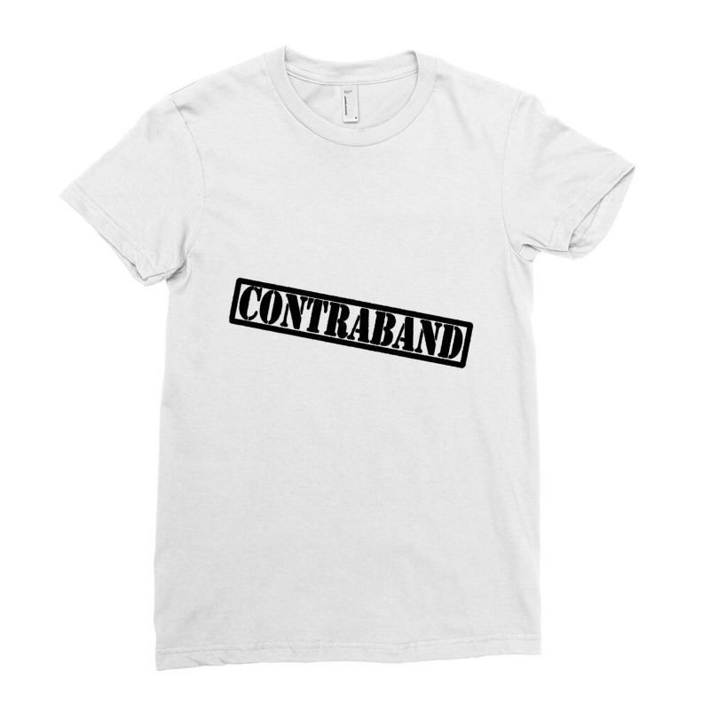 Nff Contraband Black Design Ladies Fitted T-Shirt by aikhangawade | Artistshot