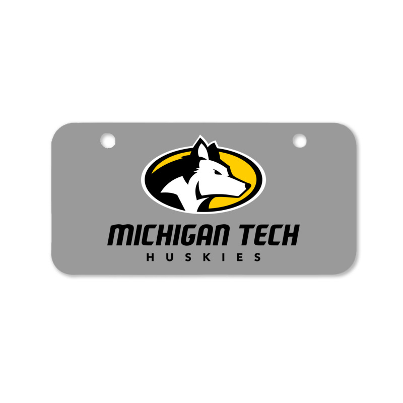 Michigan Tech Huskies Bicycle License Plate | Artistshot