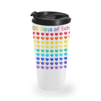 Cute 100 Days Of School And Still Loving It Hearts 100th Day T Shirt Travel Mug | Artistshot