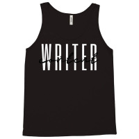 Content Writer In Progress Novel Author Novelist T Shirt Tank Top | Artistshot