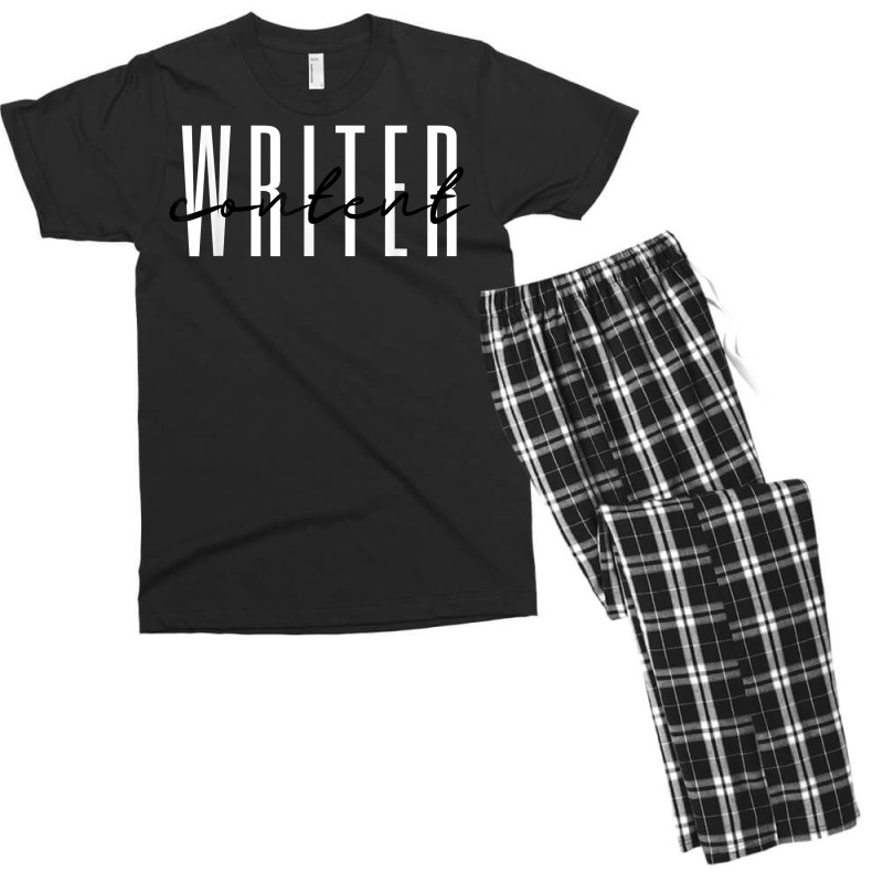 Content Writer In Progress Novel Author Novelist T Shirt Men's T-shirt Pajama Set by corrinwpxbilal | Artistshot