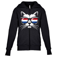 Cat Netherlands Roots Dutch Holland Flag T Shirt Youth Zipper Hoodie | Artistshot