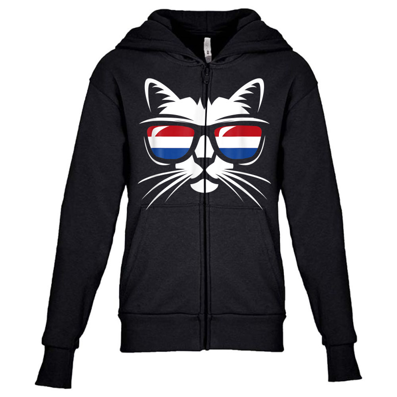 Cat Netherlands Roots Dutch Holland Flag T Shirt Youth Zipper Hoodie | Artistshot