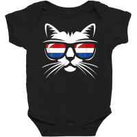 Cat Netherlands Roots Dutch Holland Flag T Shirt Baby Bodysuit | Artistshot