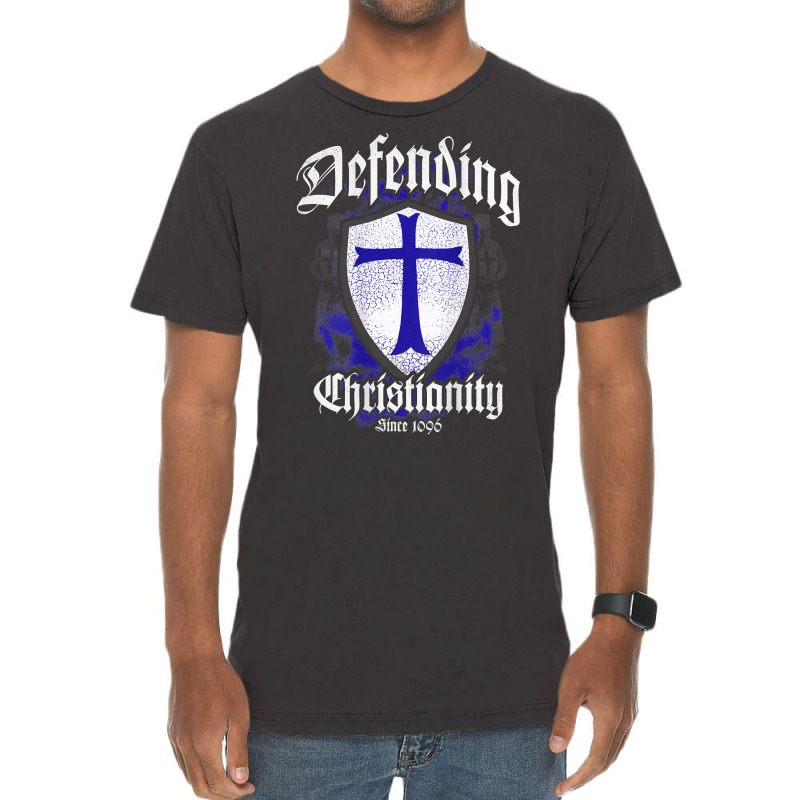 Crusader Knights Templar Warrior Of God Defending T Shirt Vintage T-shirt | Artistshot