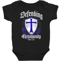 Crusader Knights Templar Warrior Of God Defending T Shirt Baby Bodysuit | Artistshot