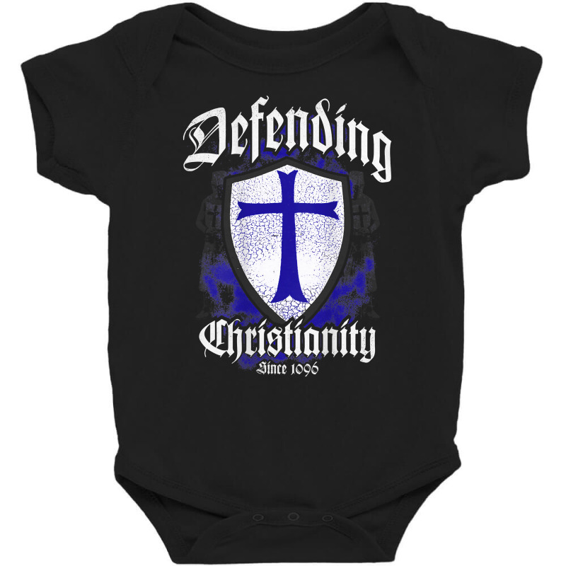 Crusader Knights Templar Warrior Of God Defending T Shirt Baby Bodysuit | Artistshot