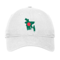 Bangladesh Map Flag Drawing Line Art Adjustable Cap | Artistshot