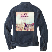 Alanis 9 Ladies Denim Jacket | Artistshot