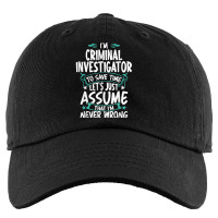 Criminal Investigator Never Wrong T Shirt Kids Cap | Artistshot