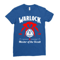 D&d Character Class Warlock Ladies Fitted T-shirt | Artistshot