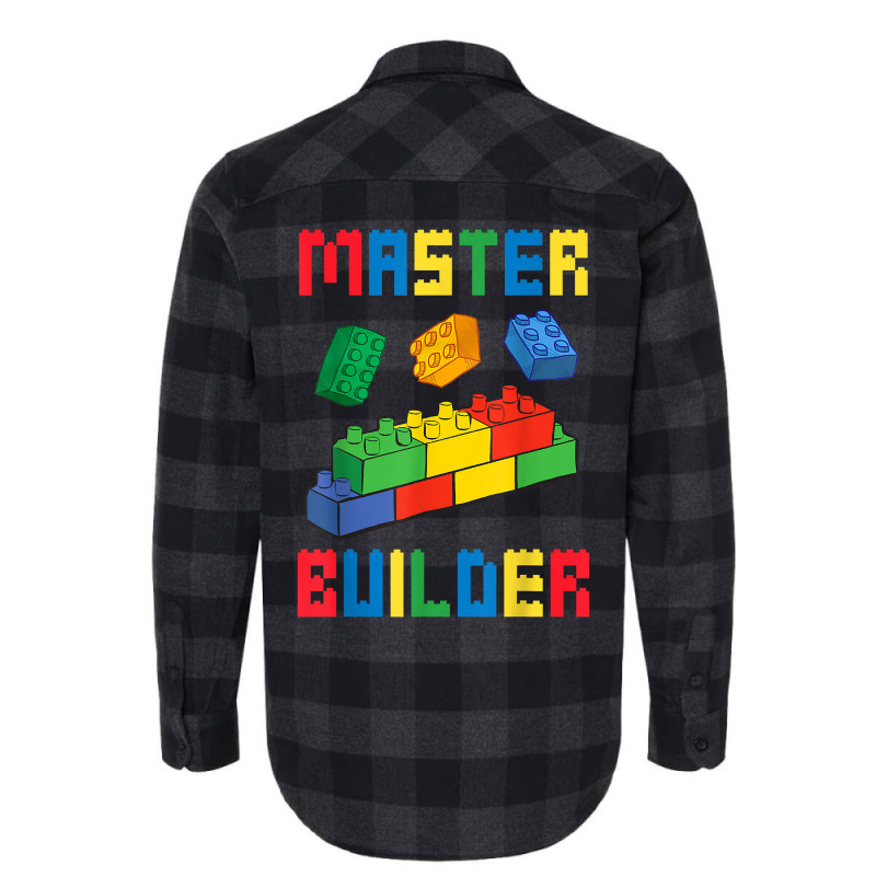 Brick Builder Funny Blocks Building Master Builder Toys Kids T Shirt Flannel Shirt | Artistshot