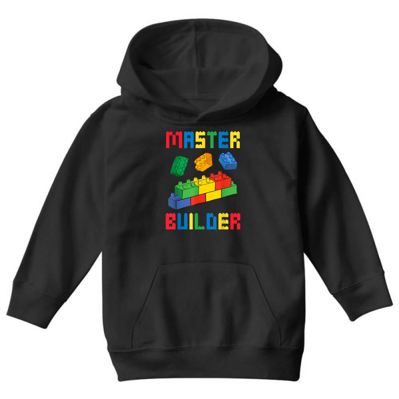 Brick Builder Funny Blocks Building Master Builder Toys Kids T Shirt Youth Hoodie | Artistshot