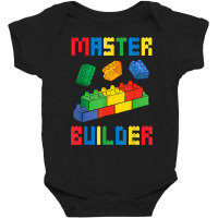 Brick Builder Funny Blocks Building Master Builder Toys Kids T Shirt Baby Bodysuit | Artistshot