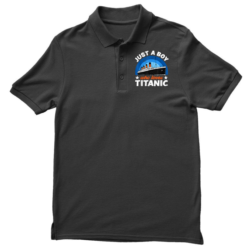 For Boys Who Just Love The Rms Titanic T Shirt Men's Polo Shirt | Artistshot