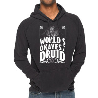 D&d Worlds Okayest Druid Vintage Hoodie | Artistshot