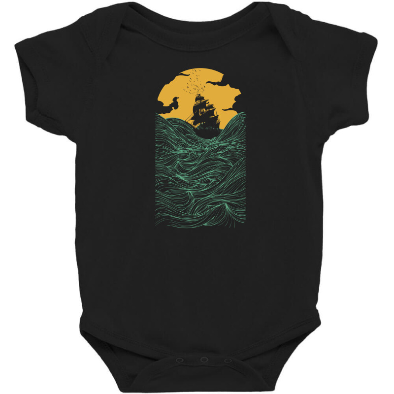 High Seas Baby Bodysuit by Sebasebi | Artistshot