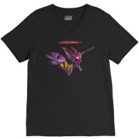 Evangelion Epic Unit 01 V-neck Tee | Artistshot