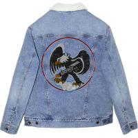 435th Fighter Squadron Usaf Vintage Insignia Unisex Sherpa-lined Denim Jacket | Artistshot