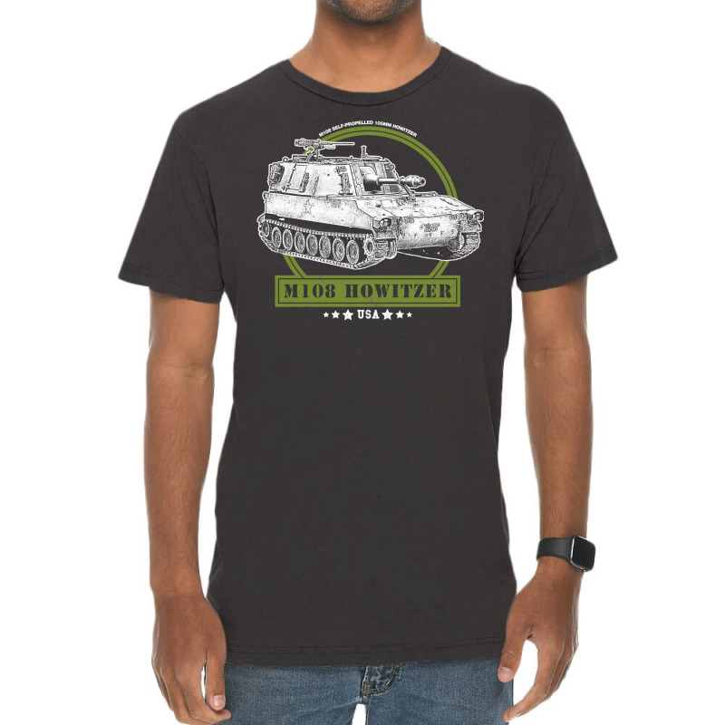 M108 Howitzer Spg Vintage T-Shirt by mentszerbyh | Artistshot