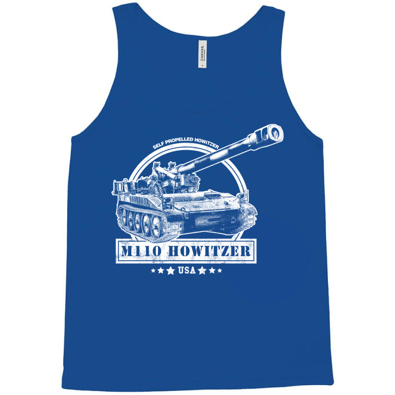 M110 Self Propelled Howitzer Tank Top by mentszerbyh | Artistshot