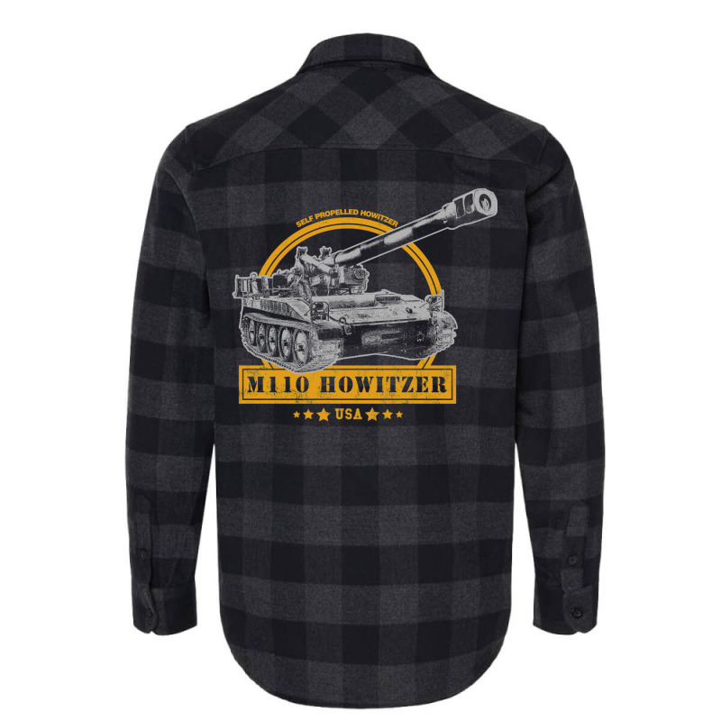 M110 Self Propelled Howitzer 1 Flannel Shirt by mentszerbyh | Artistshot