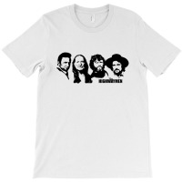 Outlaw Country Supergroup The Black Stencil T-shirt | Artistshot