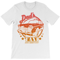 Dad's Taxi   Redyellow Gradient T-shirt | Artistshot