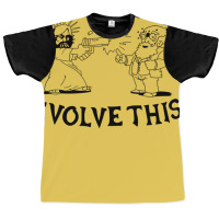 Jesus And Darwin   Evolve This Graphic T-shirt | Artistshot