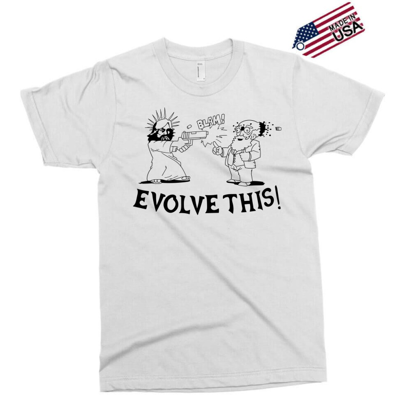 Jesus And Darwin   Evolve This Exclusive T-shirt by legohtashyap | Artistshot