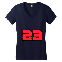 No 23 Women's V-neck T-shirt | Artistshot