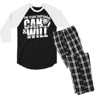 Can & Will™ Men's 3/4 Sleeve Pajama Set | Artistshot