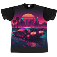 Car Retro Synthwave Graphic T-shirt | Artistshot