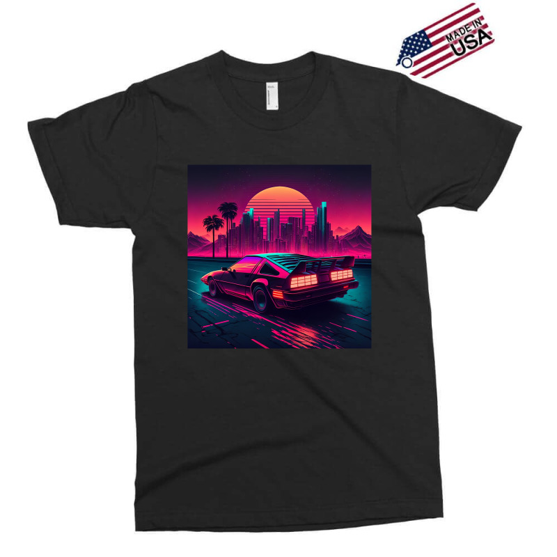 Car Retro Synthwave Exclusive T-shirt by Agus Creative | Artistshot