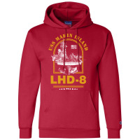 Lhd 8 Uss Makin Island Champion Hoodie | Artistshot