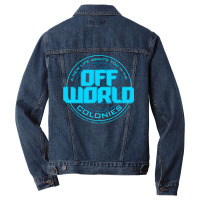 A New Life Awaits You In The Offworld Colonies 1 Men Denim Jacket | Artistshot