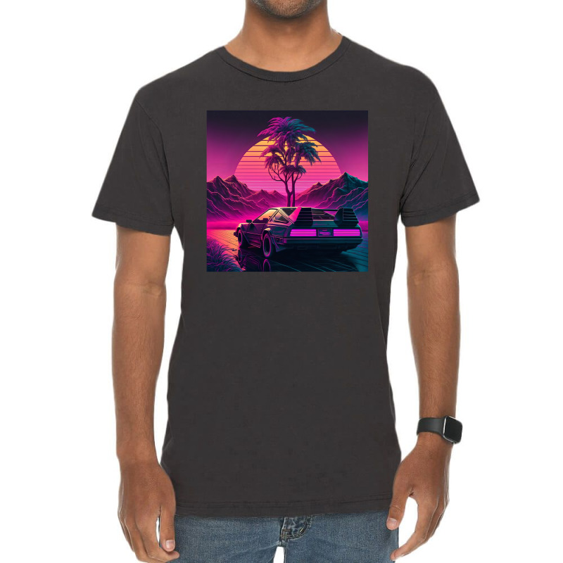 Car Retro Synthwave Vintage T-Shirt by Agus Creative | Artistshot