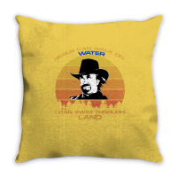 Chuck Norris  Walker Texas Ranger Funny T Shirt  Gesus Can Walk On Wat Throw Pillow | Artistshot