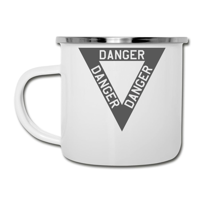 Danger Ejection Seat Airplane Decal Design Camper Cup | Artistshot