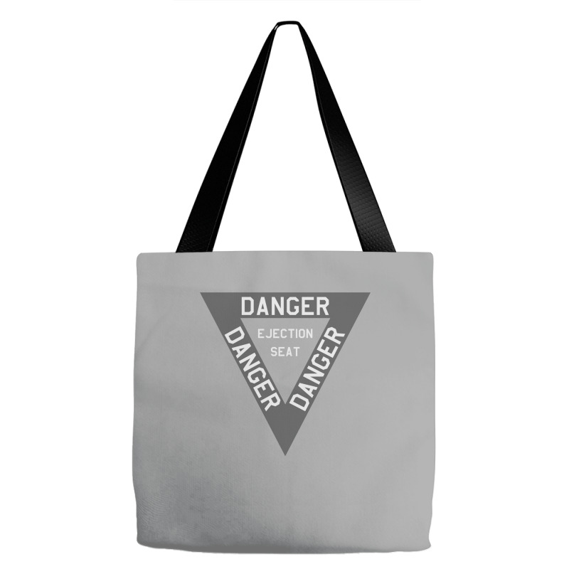 Danger Ejection Seat Airplane Decal Design Tote Bags | Artistshot