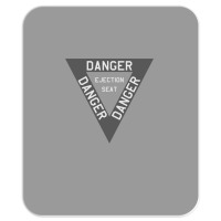 Danger Ejection Seat Airplane Decal Design Mousepad | Artistshot