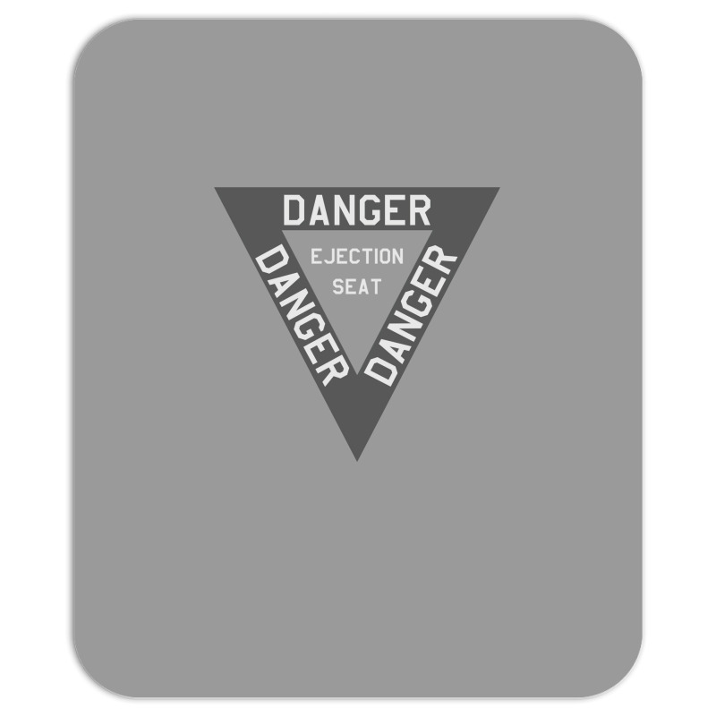 Danger Ejection Seat Airplane Decal Design Mousepad | Artistshot