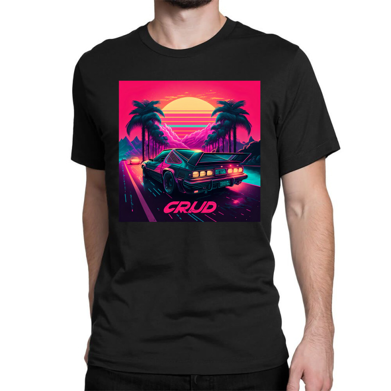 Car Retro Synthwave Classic T-shirt by Agus Creative | Artistshot