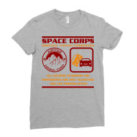 Jmc Space Corps Directive 39436175880932b Parking Space Ladies Fitted T-shirt | Artistshot