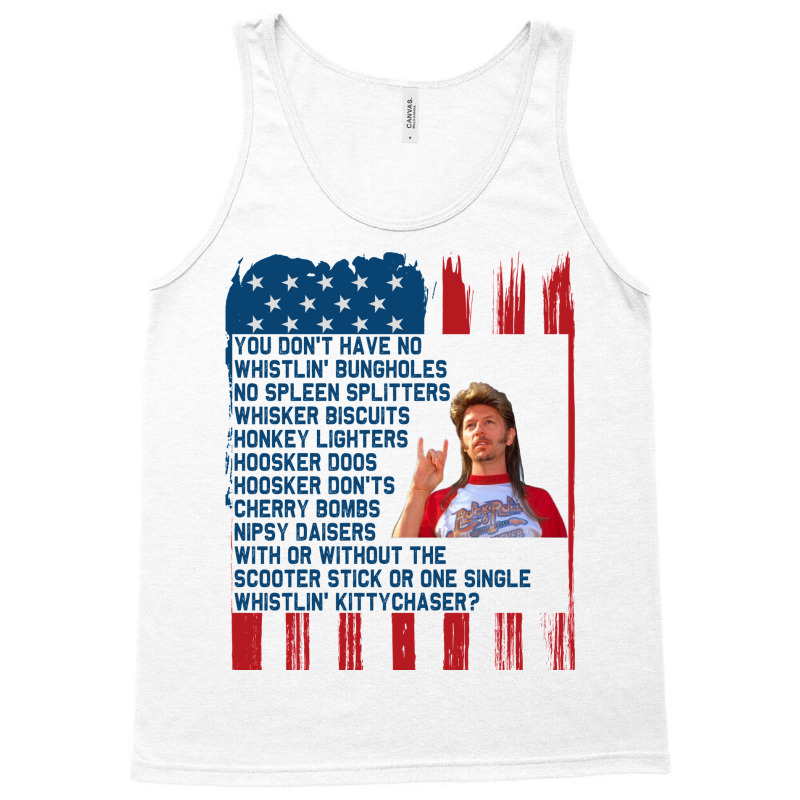 Joe Dirt Merica’ Fourth Of July   Joe Dirt Bleach 4th Of July Shirt. Tank Top by legohtashyap | Artistshot