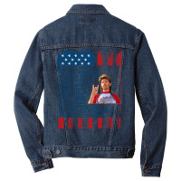 Joe Dirt Merica’ Fourth Of July   Joe Dirt Bleach 4th Of July Shirt. Men Denim Jacket | Artistshot